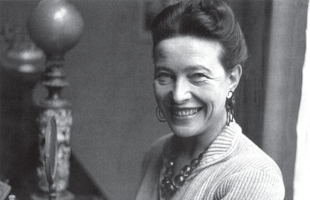 The French existentialist writer and philosopher Simone de Beauvoir (photograph via Wikimedia Commons)